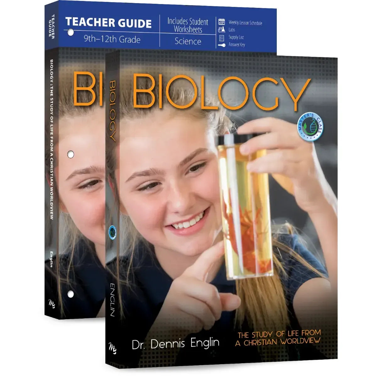 Masterbooks Master's Class High School Biology Set Student and Teacher Guide