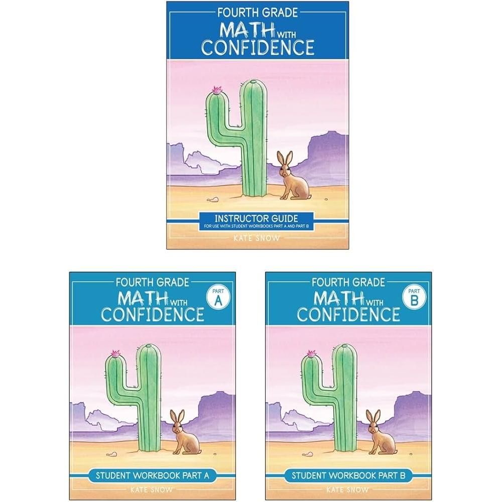 Math With Confidence Fourth Grade Bundle