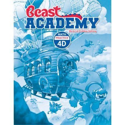Beast Academy: Math 4D (Practice Book)
