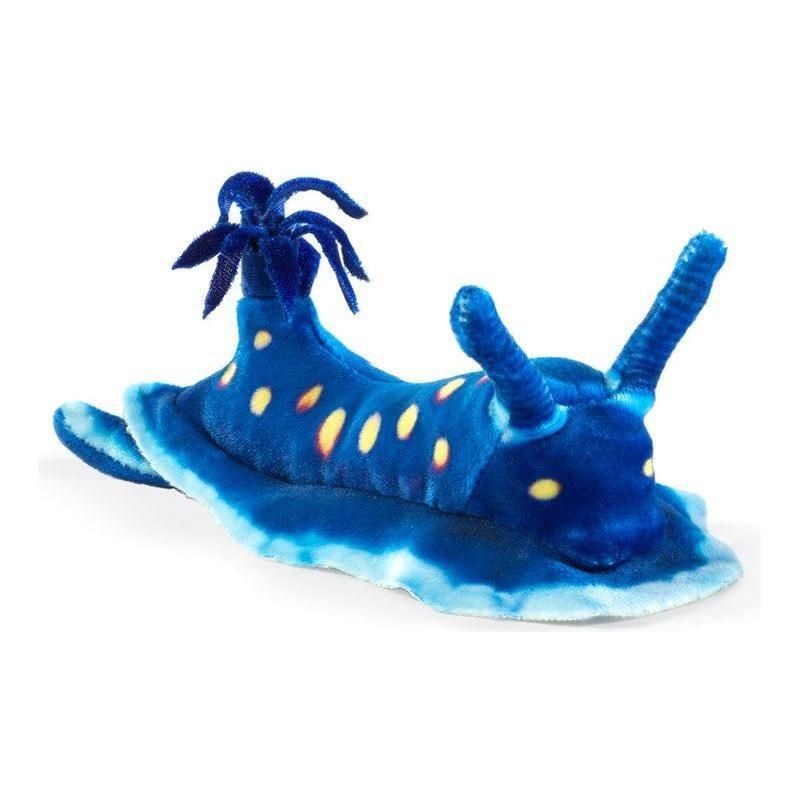 Folkmanis Mini Nudibranch, Blue Puppet