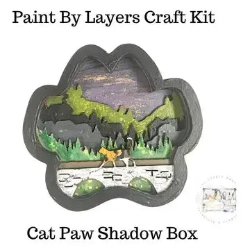 Paint By Layers: Cat Paw