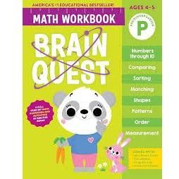 Brain Quest Math Workbook: Pre-Kindergarten