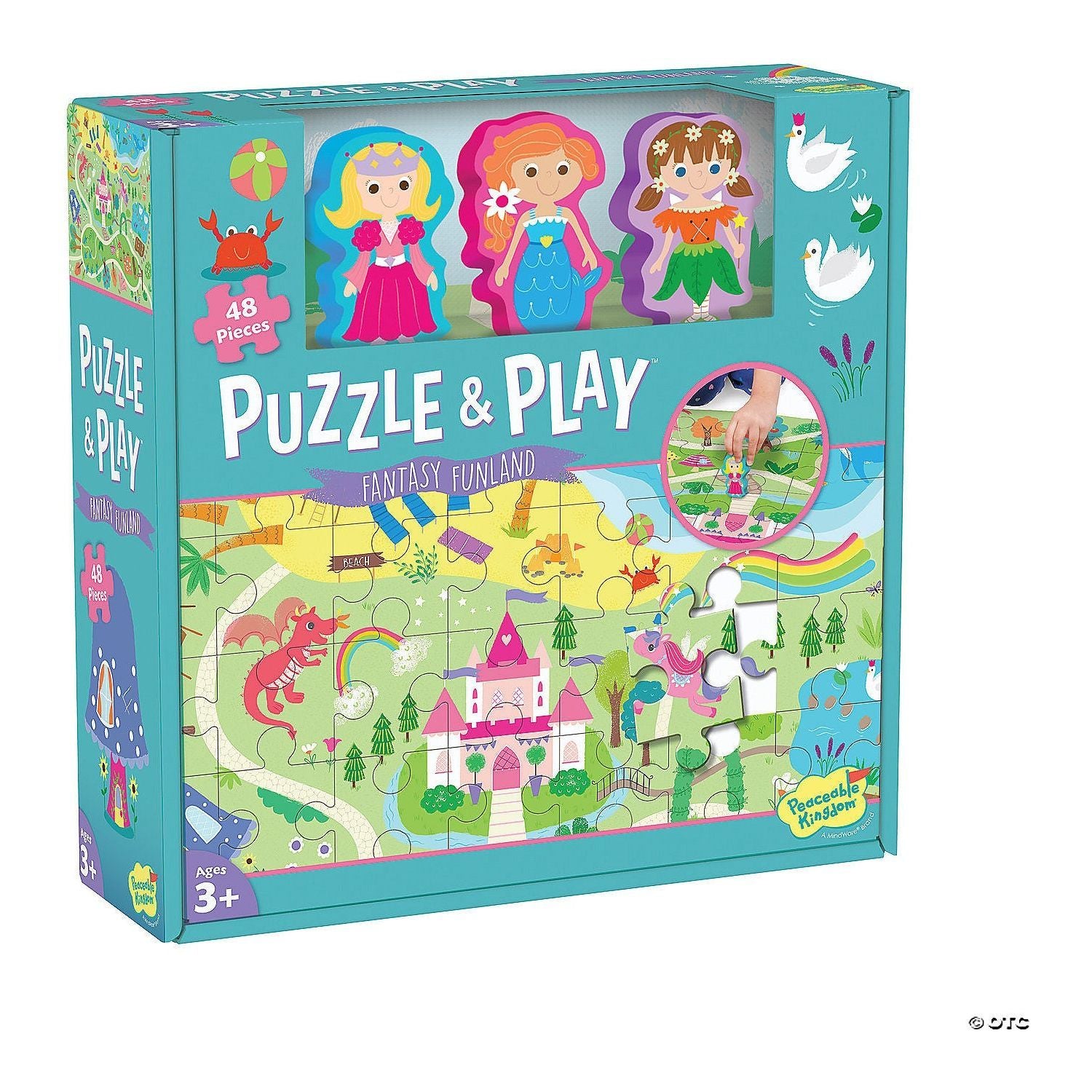 MindWare Puzzle & Play: Fantasy Funland Floor Puzzle