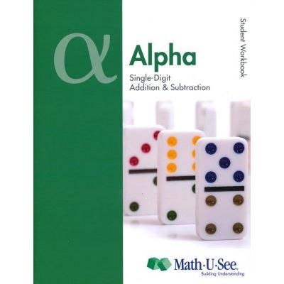 Math-U-See: Alpha Student Workbook