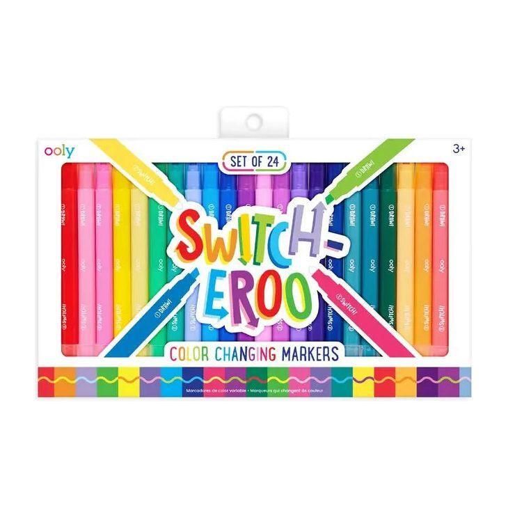 OOLY: Switch-eroo! Color Changing Markers (Set Of 24)