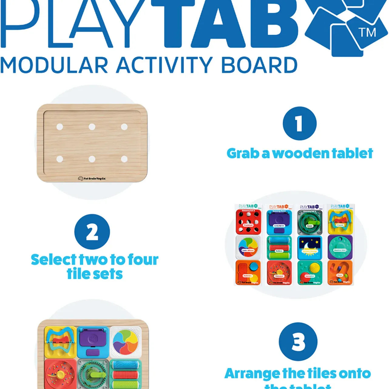 Fat Brain Toys: PlayTab Modular Activity Board