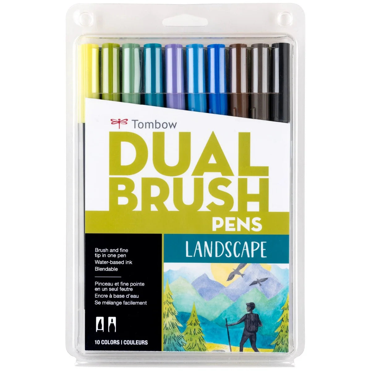 Tombow Dual Brush Pen Landscape