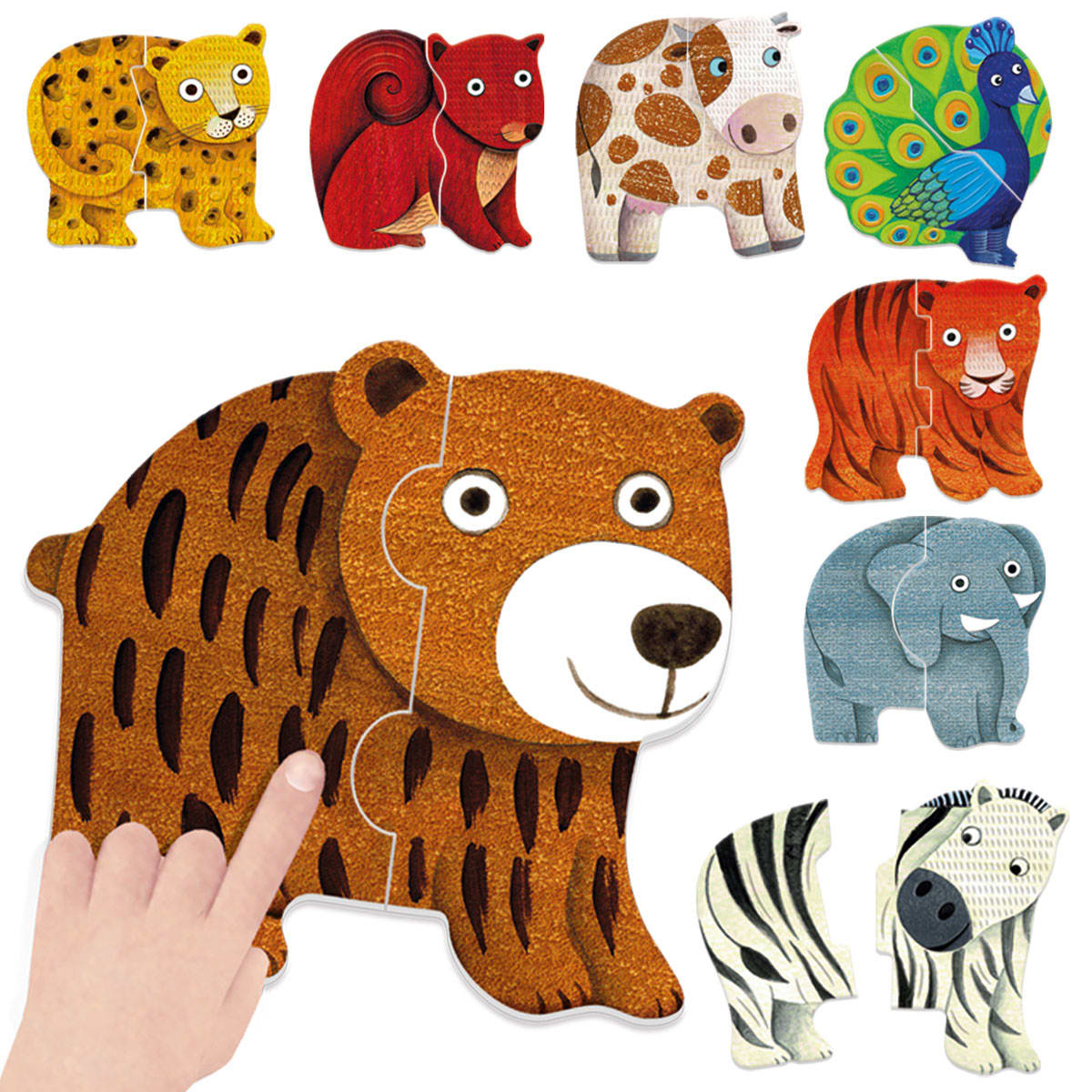 Headu: Touch & Play First Animal Puzzles