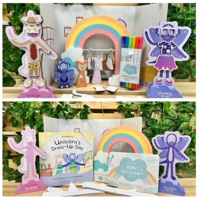 Slumberkins Expressive Play Unicorn & Dragon