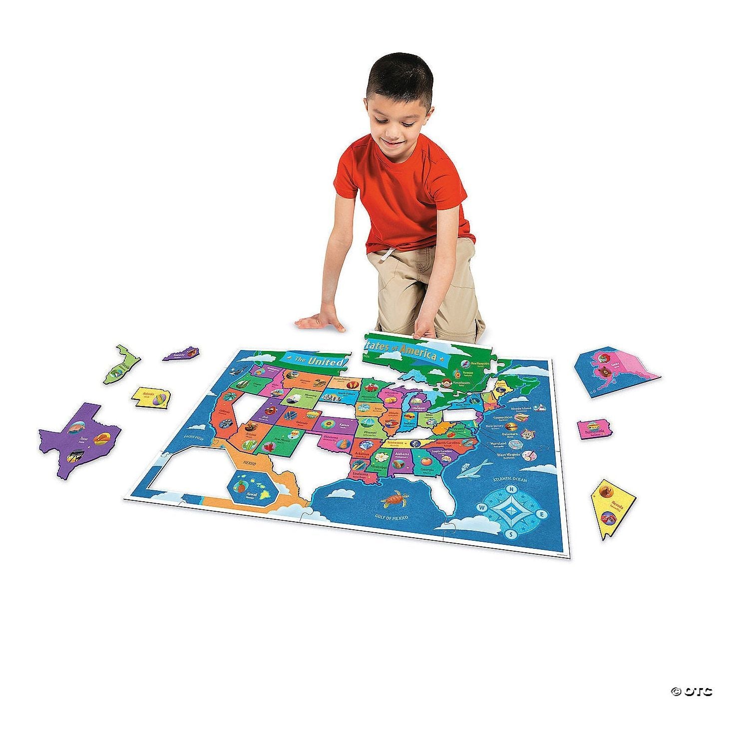 The United States of America USA Floor Puzzle