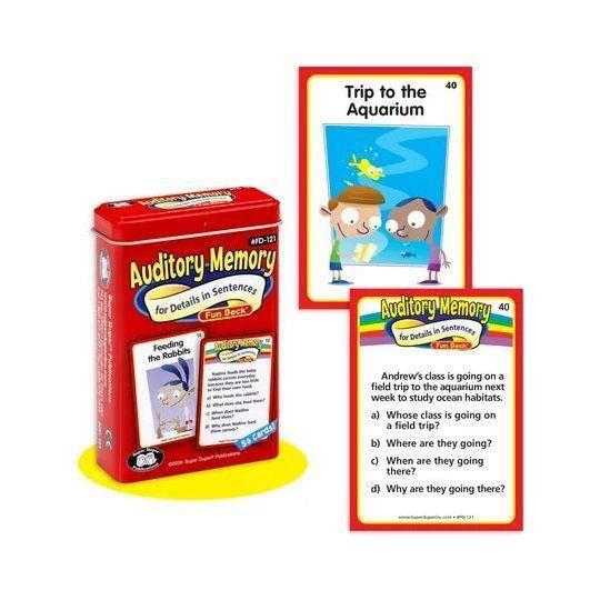 Super Duper: Auditory Memory Fun Deck