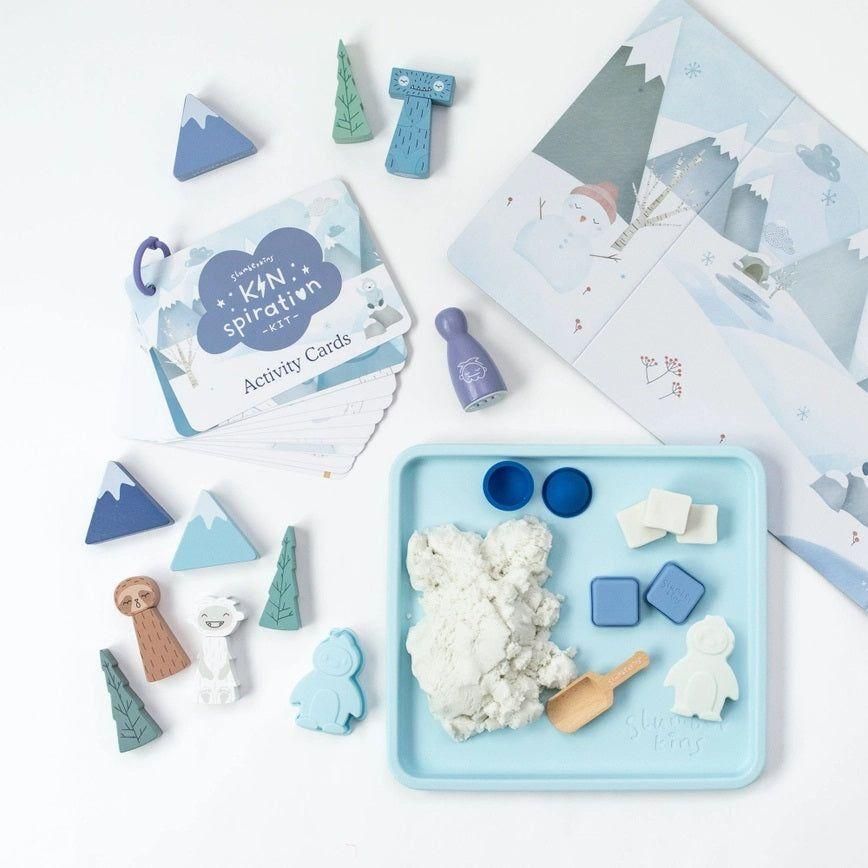 Slumberkins Yeti's Best Snow Day Wooden Sensory Kit