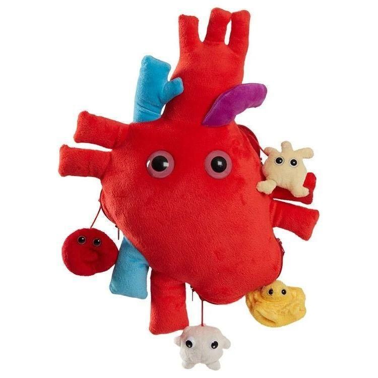 Deluxe Heart with Hidden Cells Plush