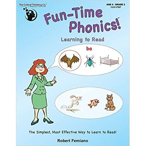 Critical Thinking Company Fun-Time Phonics! Learning to Read Workbook