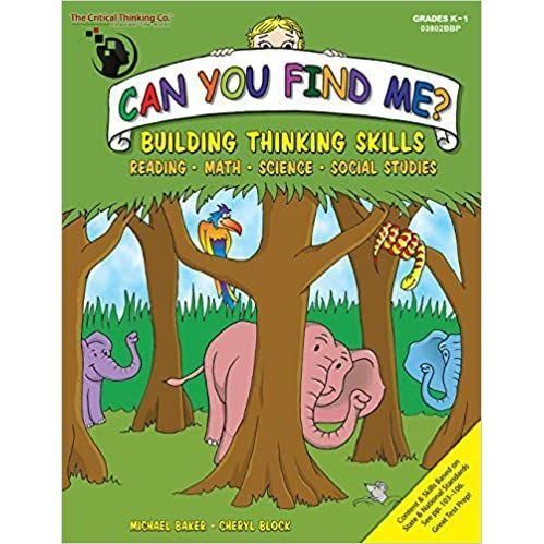 The Critical Thinking Company Can You Find Me? K-1