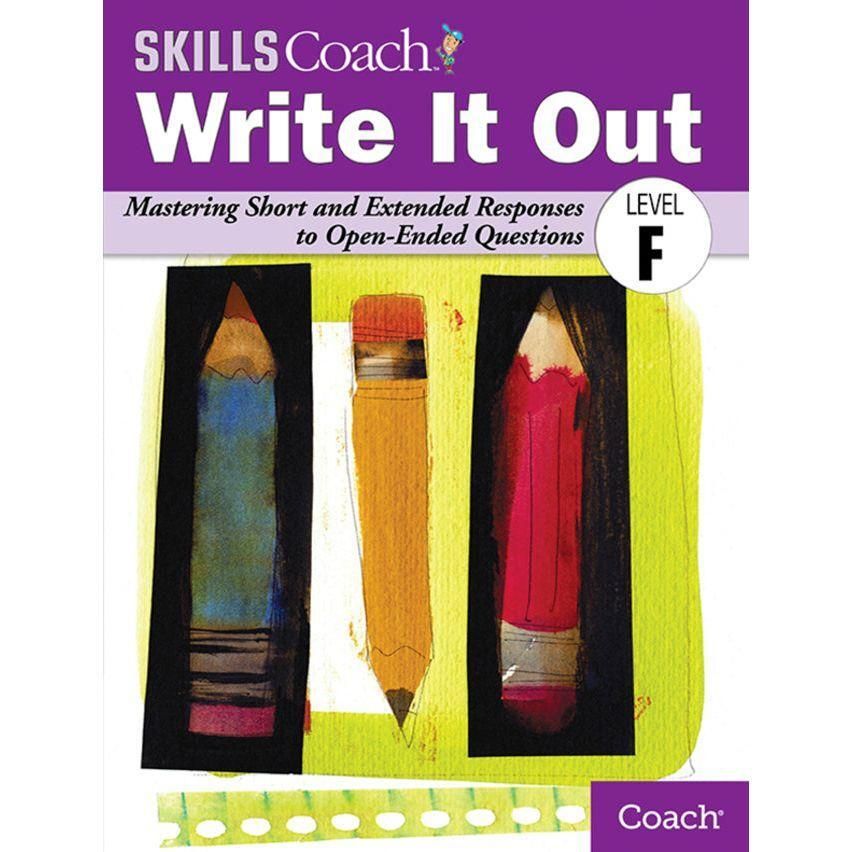 Write It Out, Student Edition, Level F