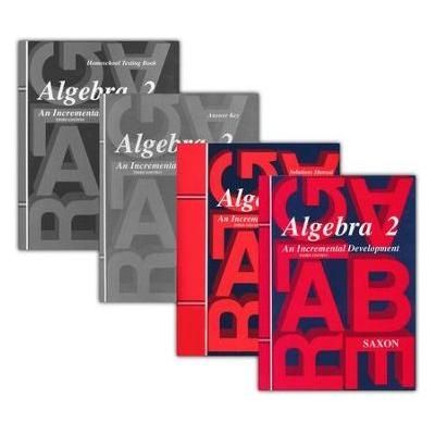 Saxon Math: Algebra 2 Homeschool Complete Kit with Solutions Manual