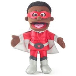 Silly Puppet: Superhero Boy14 Inch (Black)