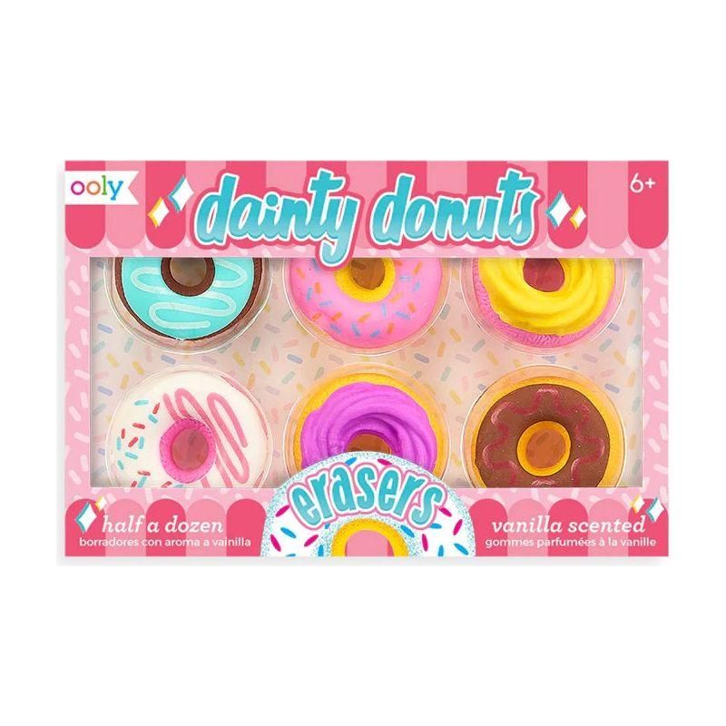 Ooly Dainty Donuts Scented Erasers Set of 6