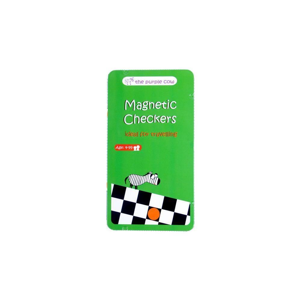 The Purple Cow: To Go Magnetic Checkers