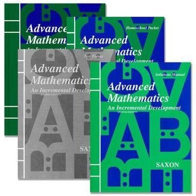 Saxon Math: Advanced Math Homeschool Complete Kit with Solutions Manual