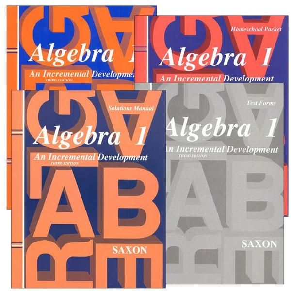 Saxon Math: Algebra 1 Homeschool Complete Kit with Solutions