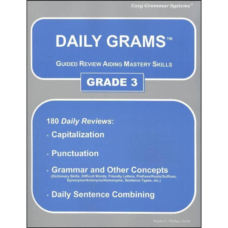 Daily Grams: for Grade 3 Teacher Edition