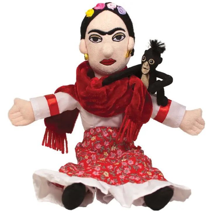 Frida Kahlo Thinker Doll