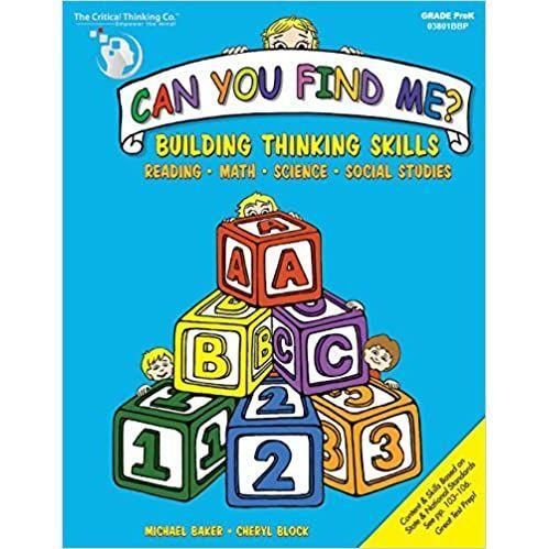 The Critical Thinking Company Can You Find Me? Preschool