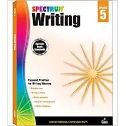 Spectrum: Writing Workbook Grade 5