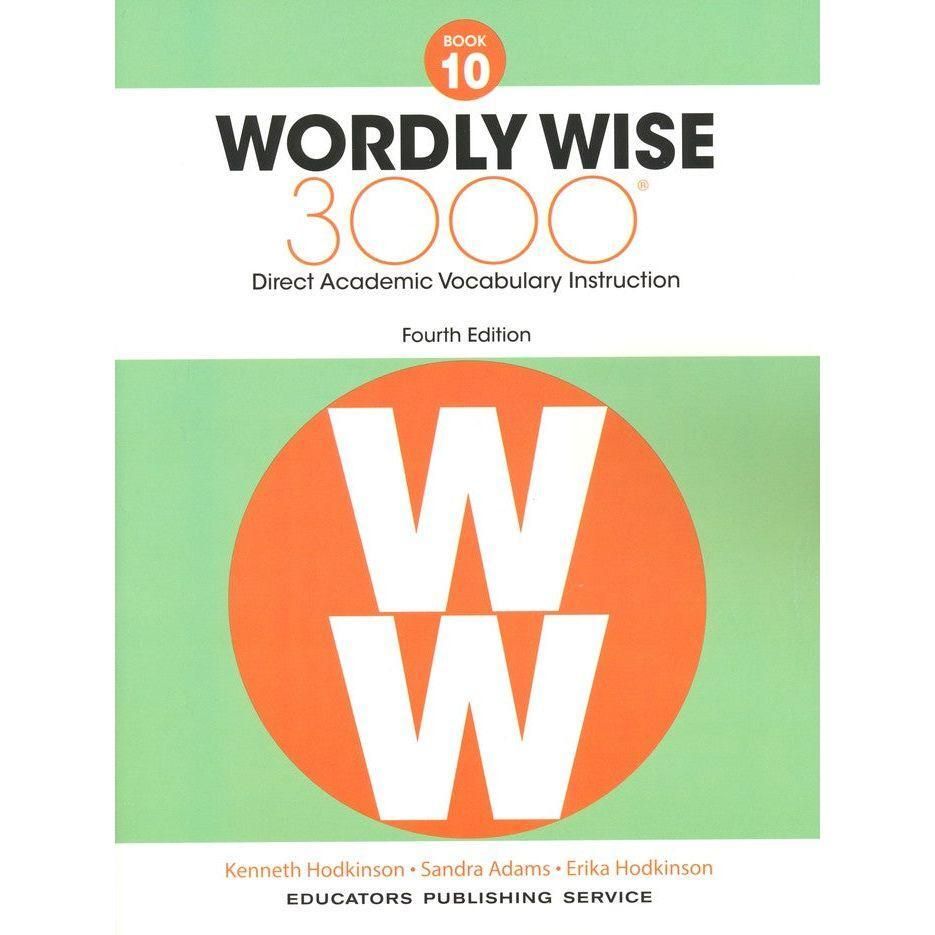 Wordly Wise 3000 Student Book, 4th Edition, Grade 10