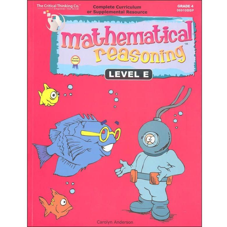 Critical Thinking Company Mathematical Reasoning Level E
