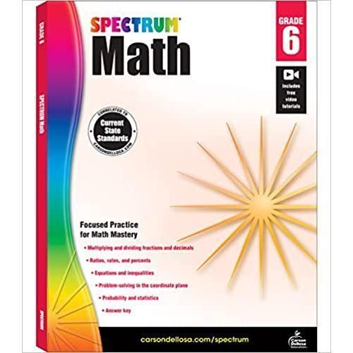 Spectrum: Math Workbook Grade 6