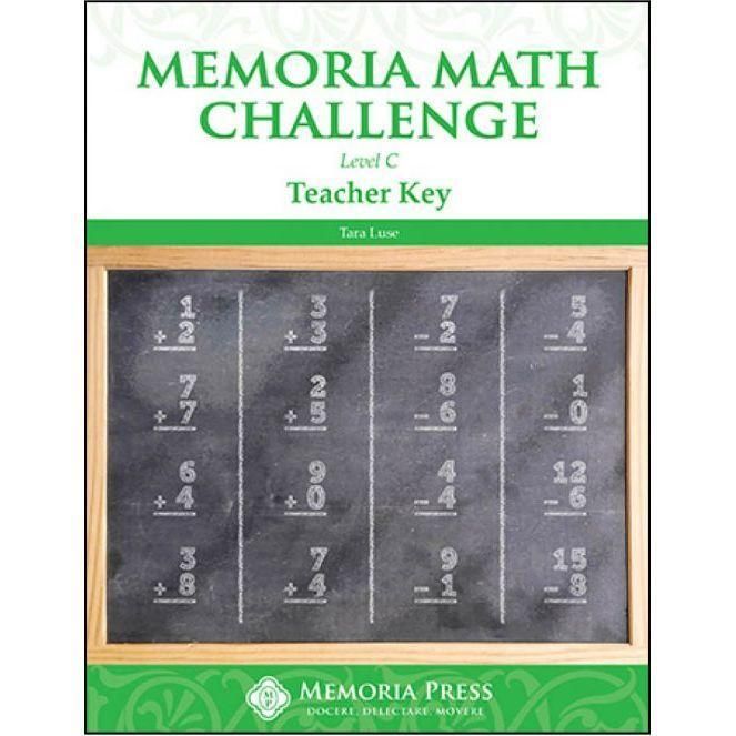 Memoria Math Challenge Level C Teacher