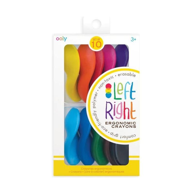 OOLY: Left Right Ergonomic Crayons