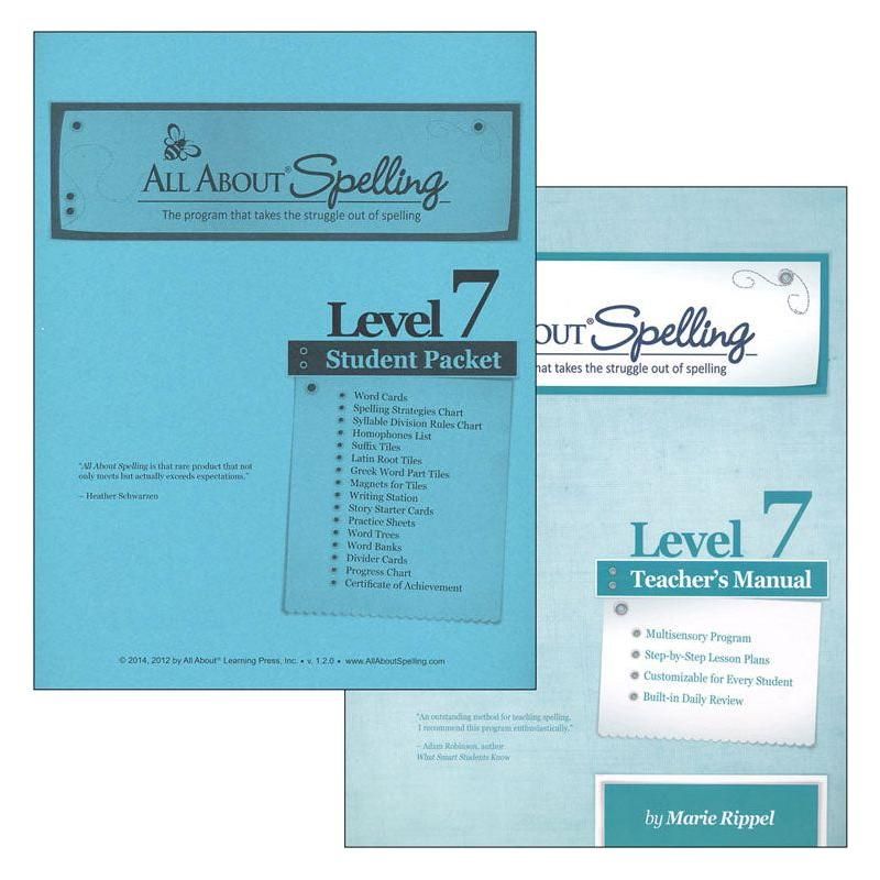All About Spelling: Level 7 (Black & White)