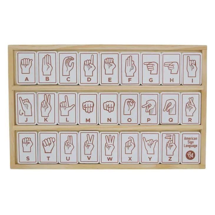 Begin Again: Sign Language Alphabet Tiles