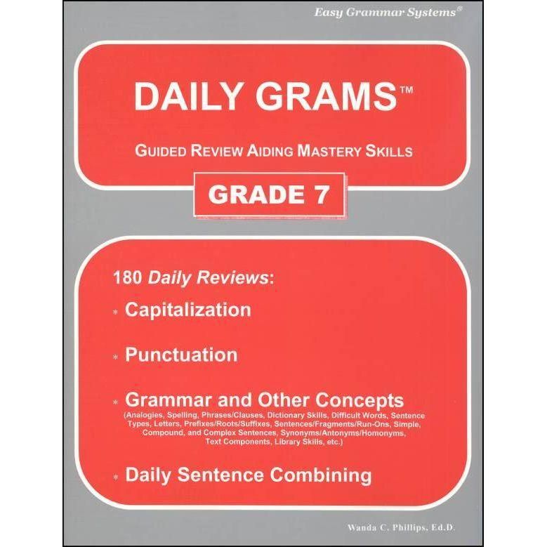 Daily Grams: Grade 7 Teacher Text