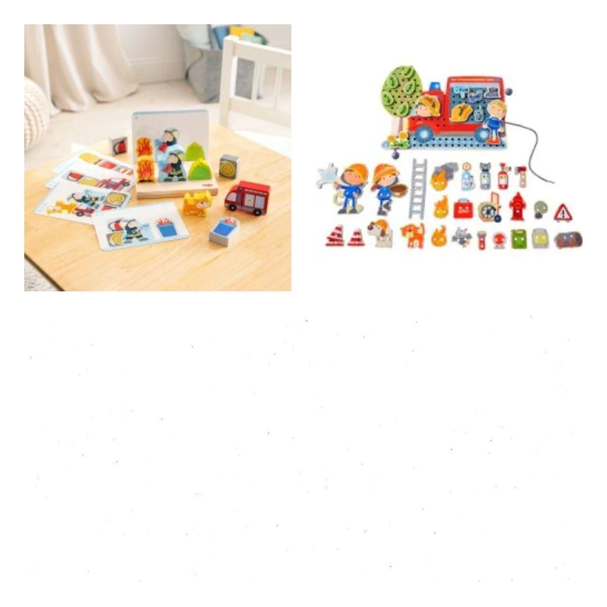 Haba Fireman Stacker and Thread Game