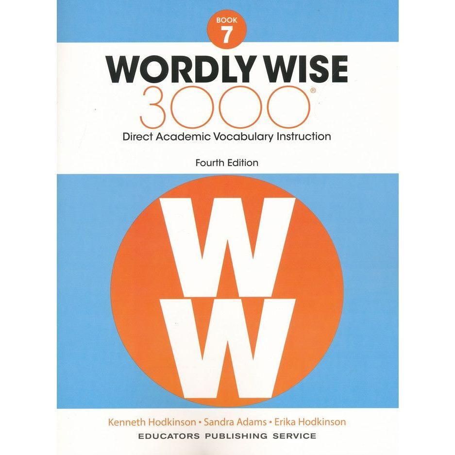 Wordly Wise 3000 Student Book, 4th Edition, Grade 7