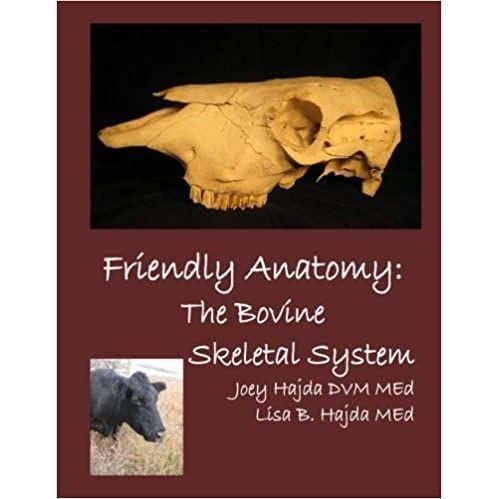 Friendly Anatomy Bovine Skeletal System Book