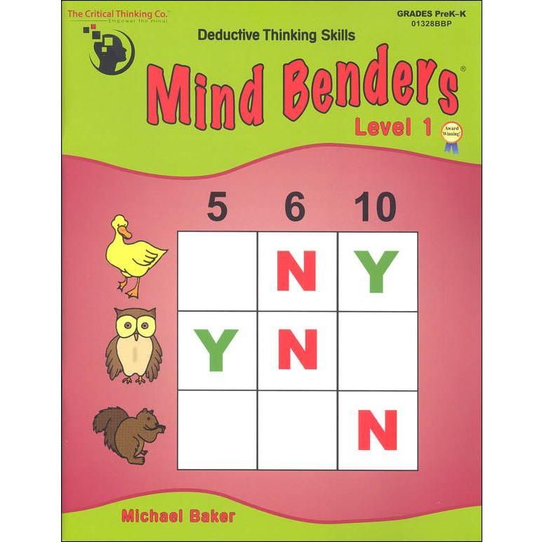 Critical Thinking Company Mind Benders Level 1