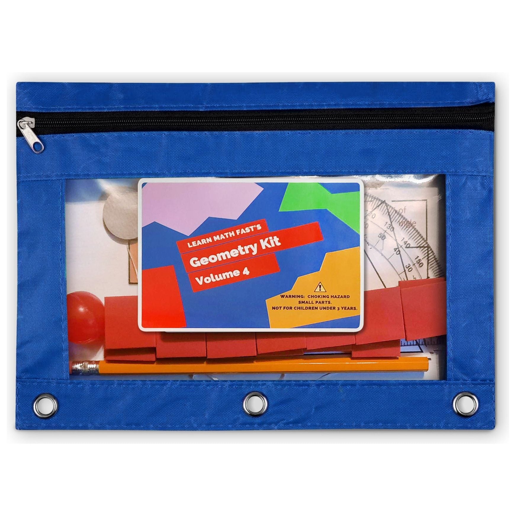 Learn Math Fast: Geometry Kit (goes w/ Vol 4)