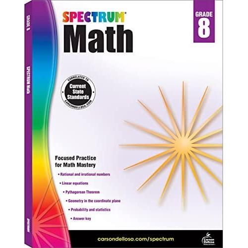 Spectrum: Math Workbook Grade 8