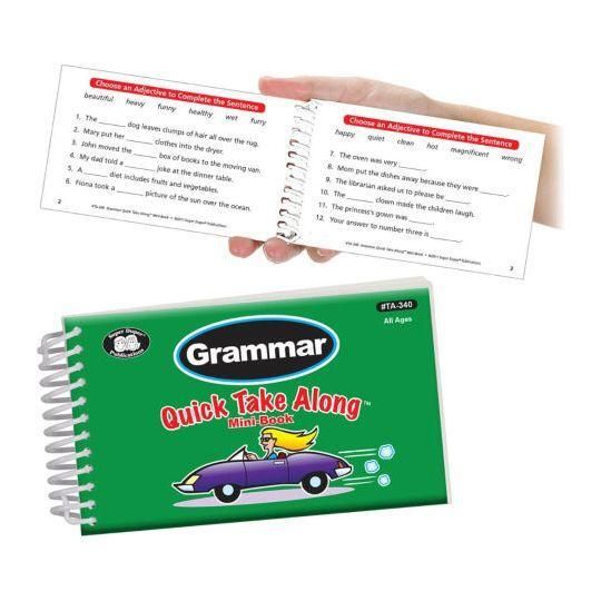 Super Duper: Grammar Quick Take Along Mini Book