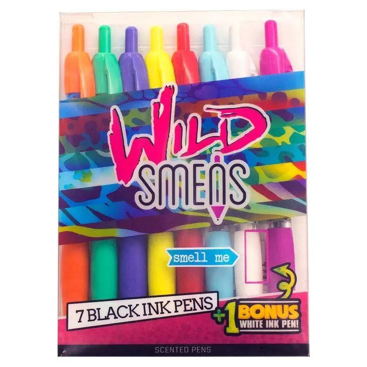 Wild Smens Set of 8 Scented Grip Pens