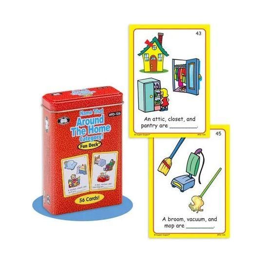 Super Duper: Name That Around Home Fun Deck