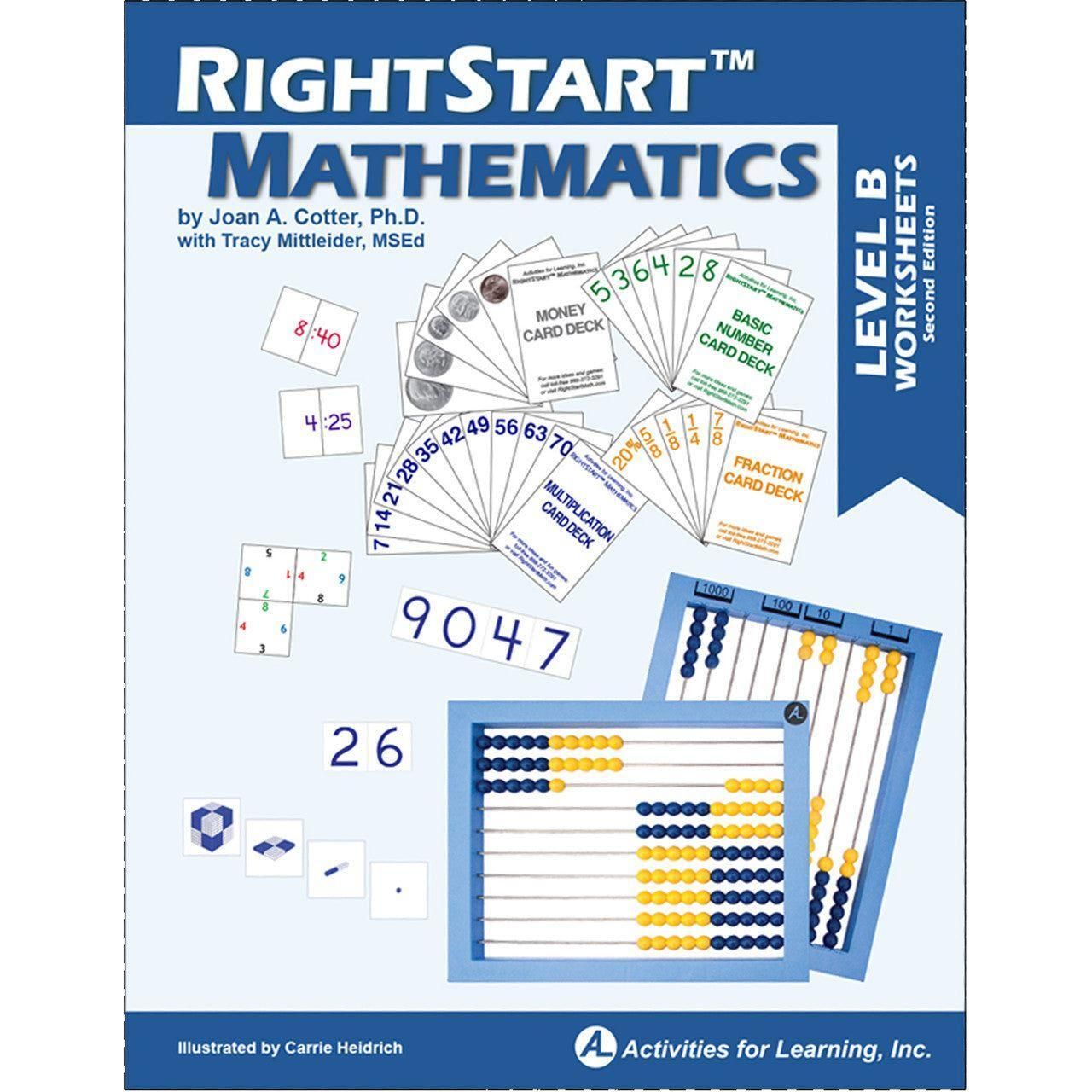 RightStart„¢ Mathematics Level B Worksheets Second Edition