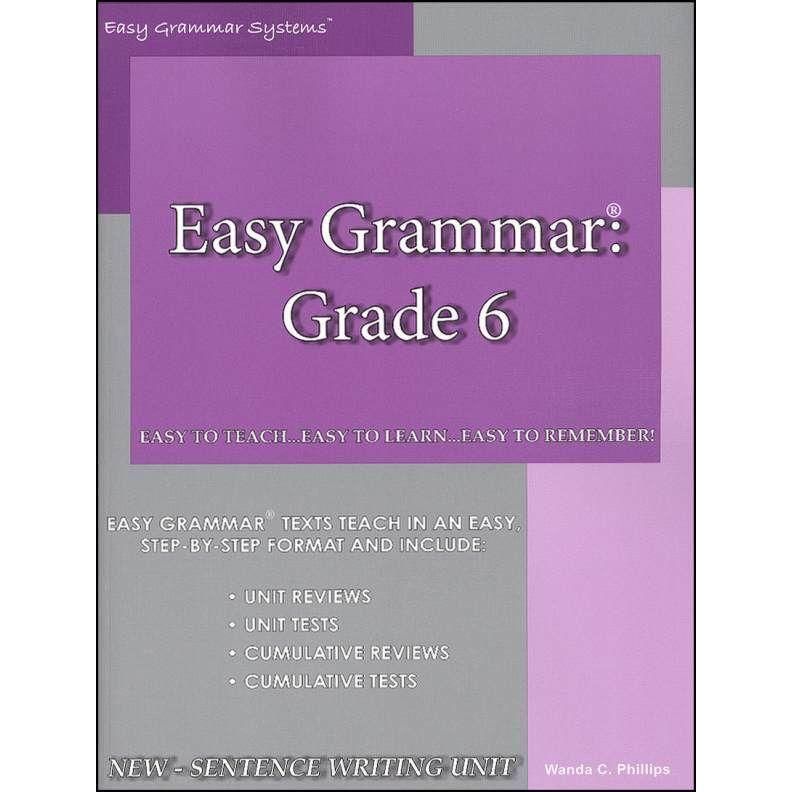 Easy Grammar: Grade 6 Teacher Edition
