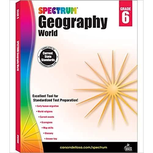 Spectrum: Geography World Workbook Grade 6